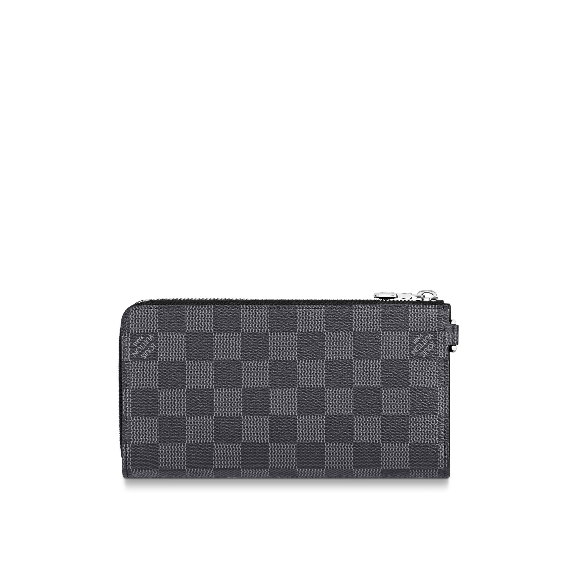 Dragonne 拉鏈錢包Damier Graphite 帆布- 長形錢包- N60379 | LOUIS 